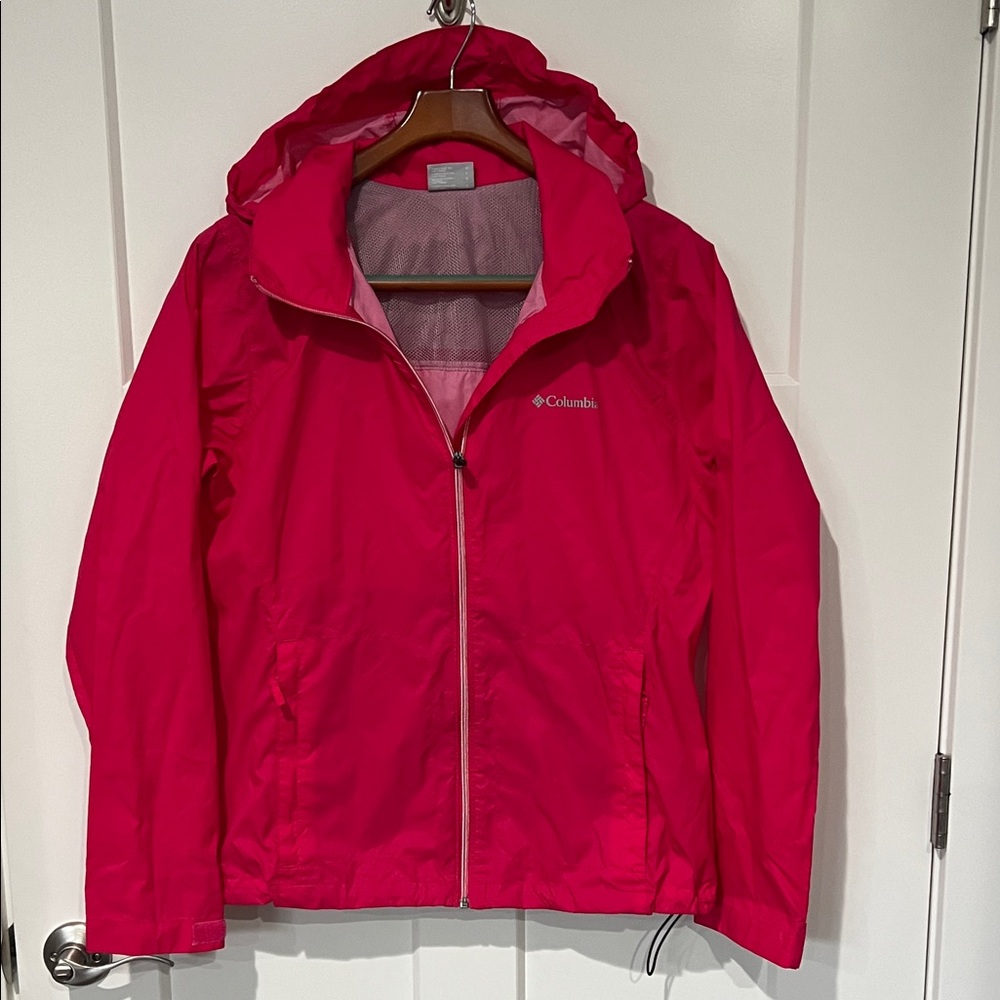 Columbia Switchback III Hooded Windbreaker Jacket Sz L
